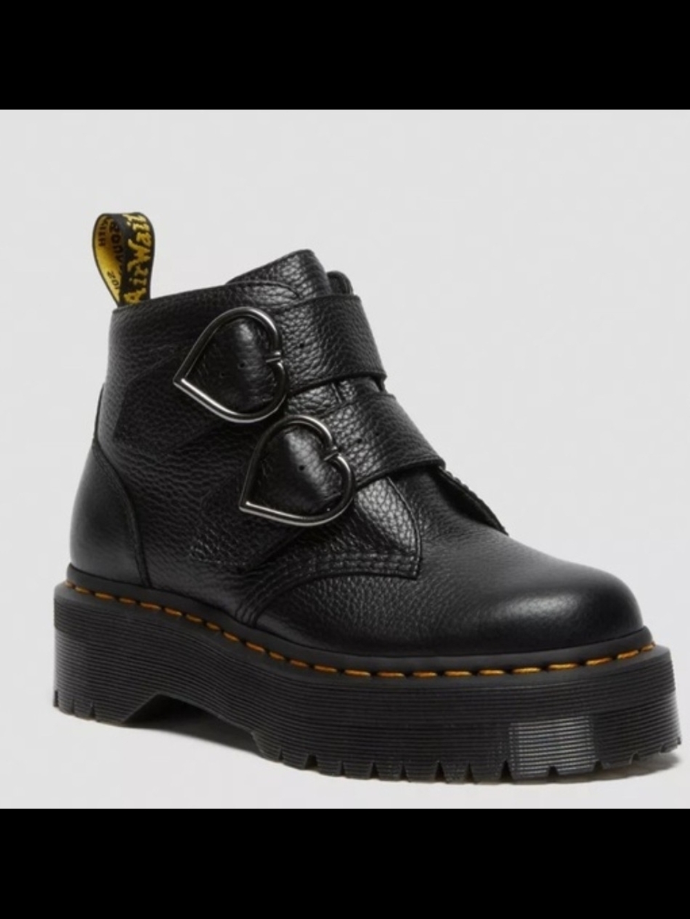 Wmns 7US Dr. Marten Devin Heart Boots - Picture 2 of 7